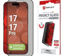 DISPLEX Privacy Panzerglas (10H) für Apple iPhone 17/17 Pro