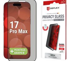 DISPLEX Privacy Panzerglas (10H) für Apple iPhone 17 Pro Max