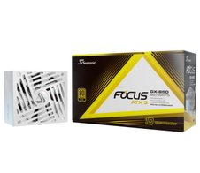 Seasonic Netzteil FOCUS GX 850 ATX 3.1 full-modular 850W 80+ Gold weiß