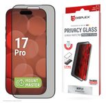 DISPLEX Privacy Panzerglas (10H) für Apple iPhone 17 Pro