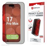 DISPLEX Privacy Panzerglas (10H) für Apple iPhone 17 Pro Max