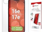 DISPLEX Panzerglas + Schutzhülle für Apple iPhone 16e/17e