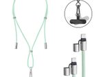 Intenso Handykette Charging Lanyard Ladekabel, grün
