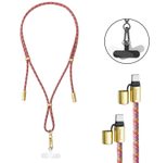 Intenso Handykette Charging Lanyard Ladekabel, neon mix