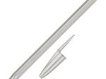 BIC® Kugelschreiber Cristal Glace Silber, Schreibfarbe: Blau