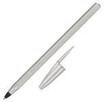 BIC® Kugelschreiber Cristal Glace Silber, Schreibfarbe: Blau
