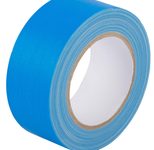 WIHEDÜ Gewebeband Neon 5,0 cm x 25,0 m, Neon Blau