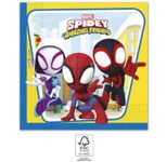 Procos Marvels Spiderman zweilagige Papierservietten