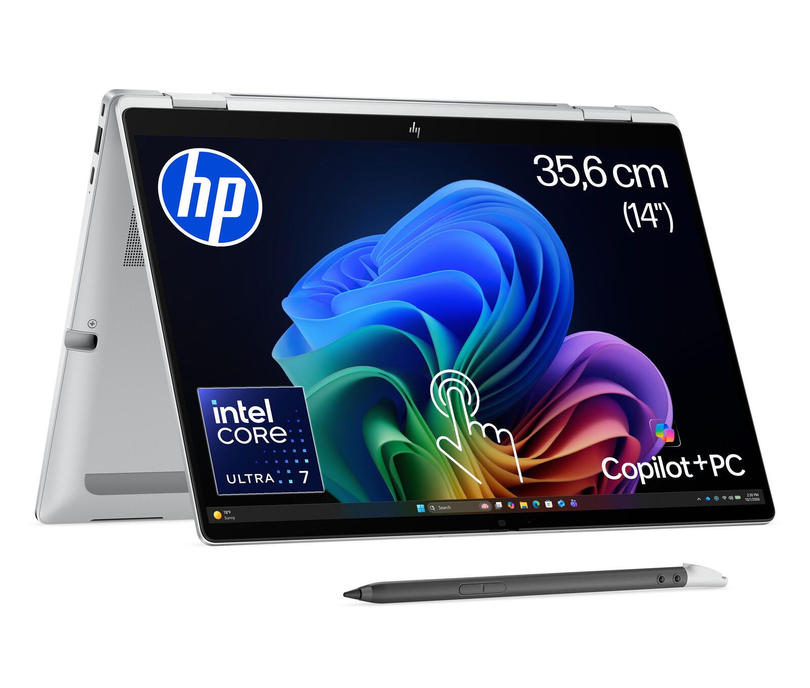 HP EliteBook X Flip G2i Intel® Core™ Ultra 7 356H Notebook Next Gen AI PC 35,6 cm (14") video preview