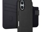 Accezz 2-in-1 Klapphülle aus Leder mit MagSafe für das Apple iPhone 17 - Onyx Black