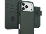 Accezz 2-in-1 Klapphülle aus Leder mit MagSafe für das Apple iPhone 17 Pro Max - Cedar Green