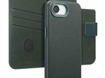Accezz 2-in-1 Klapphülle aus Leder mit MagSafe für das Apple iPhone 17e / 16e - Cedar Green