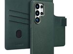 Accezz 2-in-1 Klapphülle aus Leder mit MagSafe für das Samsung Galaxy S25 Ultra - Cedar Green