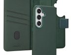 Accezz 2-in-1 Klapphülle aus Leder mit MagSafe für das Samsung Galaxy S26 - Cedar Green