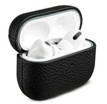 Accezz Echtleder Case für das  Apple AirPods Pro 2 - Schwarz