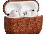 Accezz Echtleder Case für das  Apple Airpods Pro 3 - Cognac