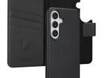 Accezz 2-in-1 Klapphülle aus Leder mit MagSafe für das Samsung Galaxy S26 Plus - Onyx Black