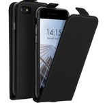 Accezz Flip Case für das Apple iPhone SE (2022 / 2020) / 8 / 7 - Schwarz