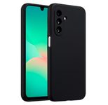 Accezz Liquid Silikoncase für das Samsung Galaxy A26 - Schwarz