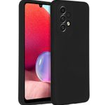 Accezz Liquid Silikoncase für das Samsung Galaxy A33 - Schwarz