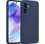 Accezz Liquid Silikoncase für das Samsung Galaxy A36 / A56 - Dunkelblau
