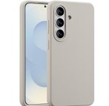 Accezz Liquid Silikoncase mit MagSafe für das Samsung Galaxy S26 - Stone