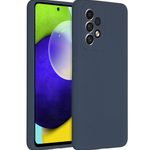 Accezz Liquid Silikoncase für das Samsung Galaxy A53 - Dunkelblau