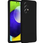 Accezz Liquid Silikoncase für das Samsung Galaxy A53 - Schwarz
