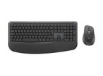 Logitech Signature Comfort Plus Combo MK880 kabelloses Tastatur-Maus-Set - QWERTZ DE - grafit