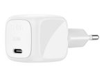 Belkin BoostCharge Kompaktes 30 W USB-C Ladegerät, weiß