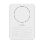 Belkin BoostCharge Schlanke magnetische Powerbank 5K weiß