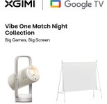 XGIMI Vibe One Outdoor Match Night Bundle LED Beamer Bundle 250 ISO Lumen