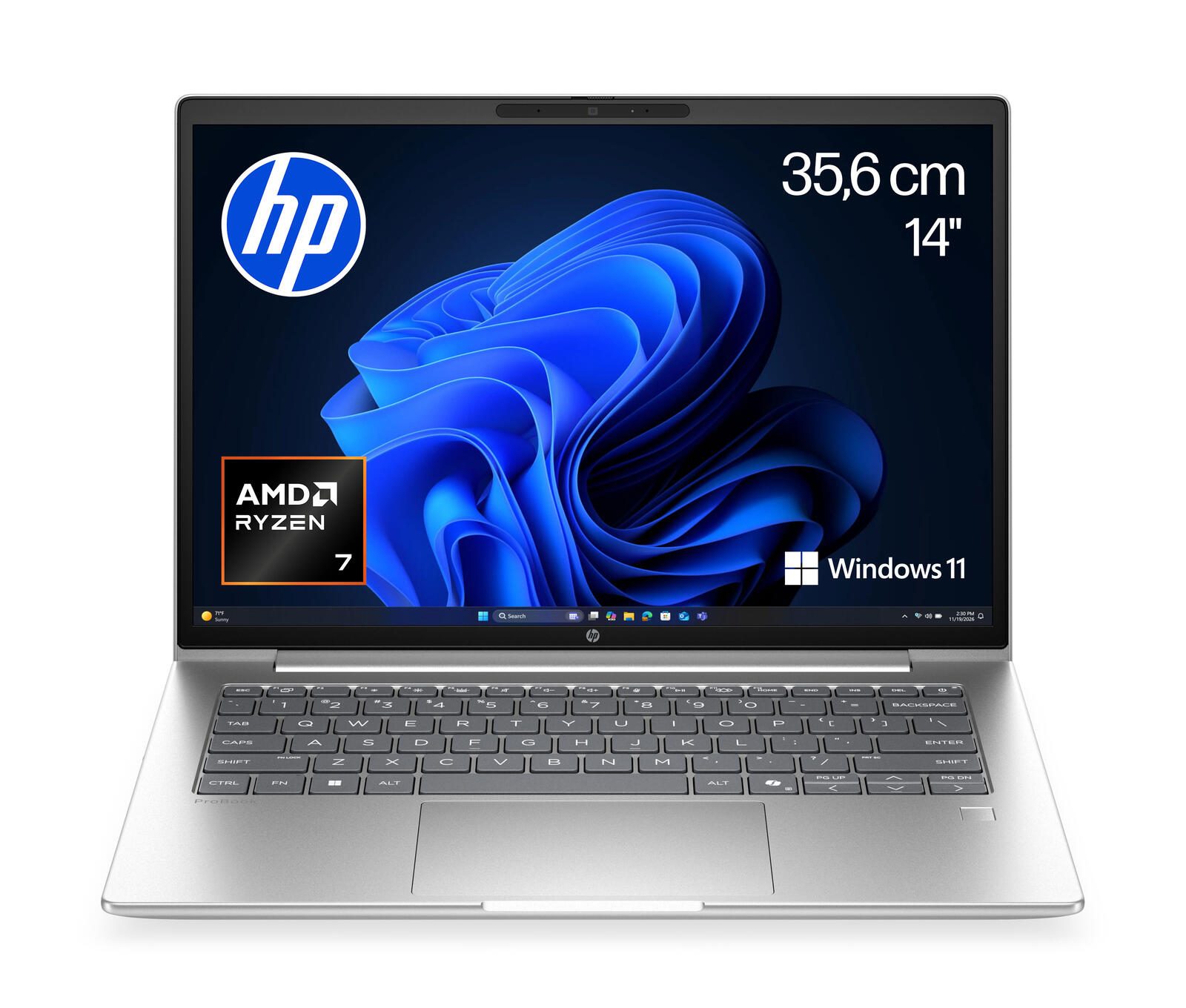 HP ProBook 4 G2a 14 AI AMD Ryzen™ 7 250 Notebook 35,6 cm (14") video preview