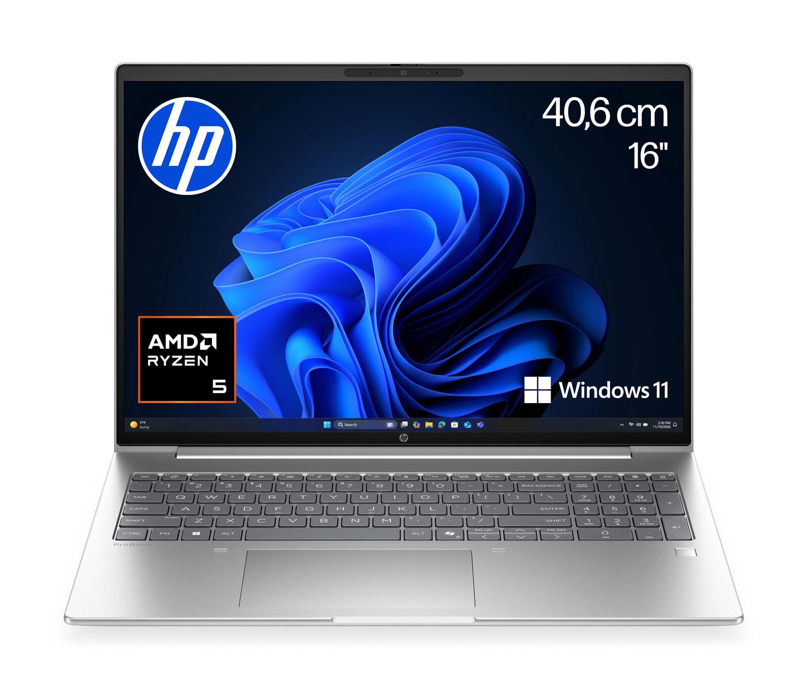 HP ProBook 4 G2a 16 AI AMD Ryzen™ 5 230 Notebook 40,6 cm (16") video preview
