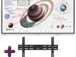 Samsung Flip Pro WM75B Flipchart 190,5 cm 75 Zoll inkl. Neomounts LEVEL-850 WL30S-850BL16 Wandhalterung