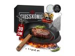 GUSSKÖNIG Eingebrannte Gusseisenpfanne 30cm