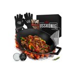 GUSSKÖNIG Eingebrannte Wokpfanne 35 cm Variante 1