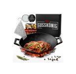 GUSSKÖNIG Eingebrannte Wokpfanne 35 cm Variante 2