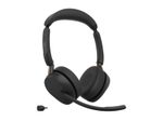 Jabra Evolve3 65 UC Stereo Headset On-Ear schwarz