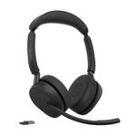 Jabra Evolve3 65 MS Stereo Headset On-Ear schwarz