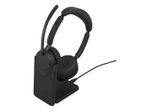 Jabra Evolve3 65 UC Stereo Headset On-Ear schwarz