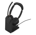 Jabra Evolve3 65 MS Stereo Headset On-Ear schwarz