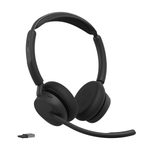 Jabra Evolve3 45 UC Stereo Headset On-Ear schwarz