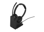Jabra Evolve3 45 UC Stereo Headset On-Ear schwarz