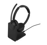 Jabra Evolve3 45 MS Stereo Headset On-Ear schwarz