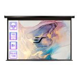 Elite Screens Spectrum MaxWhite schwarze Motor Projektionsleinwand 254 cm 100 Zoll