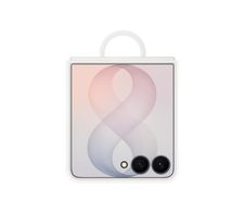 Samsung Silicone Ring Magnet Case für das Galaxy Z Flip8, Cream