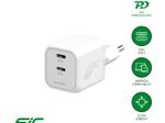 4smarts Ladegerät PDPlug SiC Dual 45W 2C, weiß