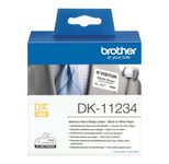 Brother DK11234 - Papier - selbstklebend - Schwarz auf Weiß