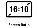 16:10 Seitenverhältnis